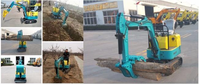 Çift Fiyat için Çin Üretici 800kg Mini Ekskavatör