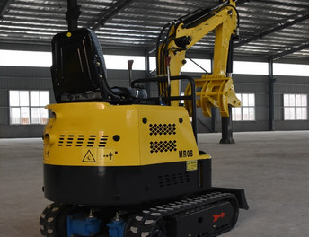 Paletli Mini Ekskavatör Makinesi 900kg Küçük Kazıcı Makinası Kepçe Kapasitesi 0.025cbm