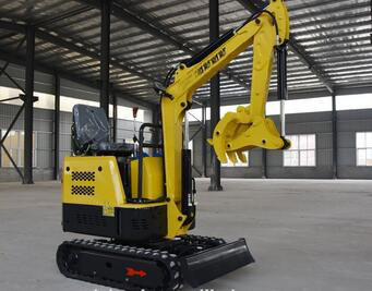 Paletli Mini Ekskavatör Makinesi 900kg Küçük Kazıcı Makinası Kepçe Kapasitesi 0.025cbm